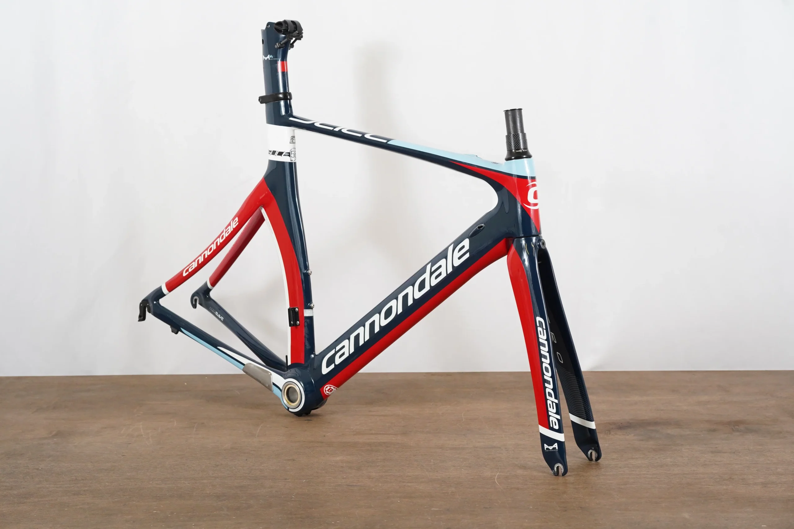 56cm Cannondale Slice Hi-Mod Carbon Rim Brake TT Triathlon Frameset HiMod