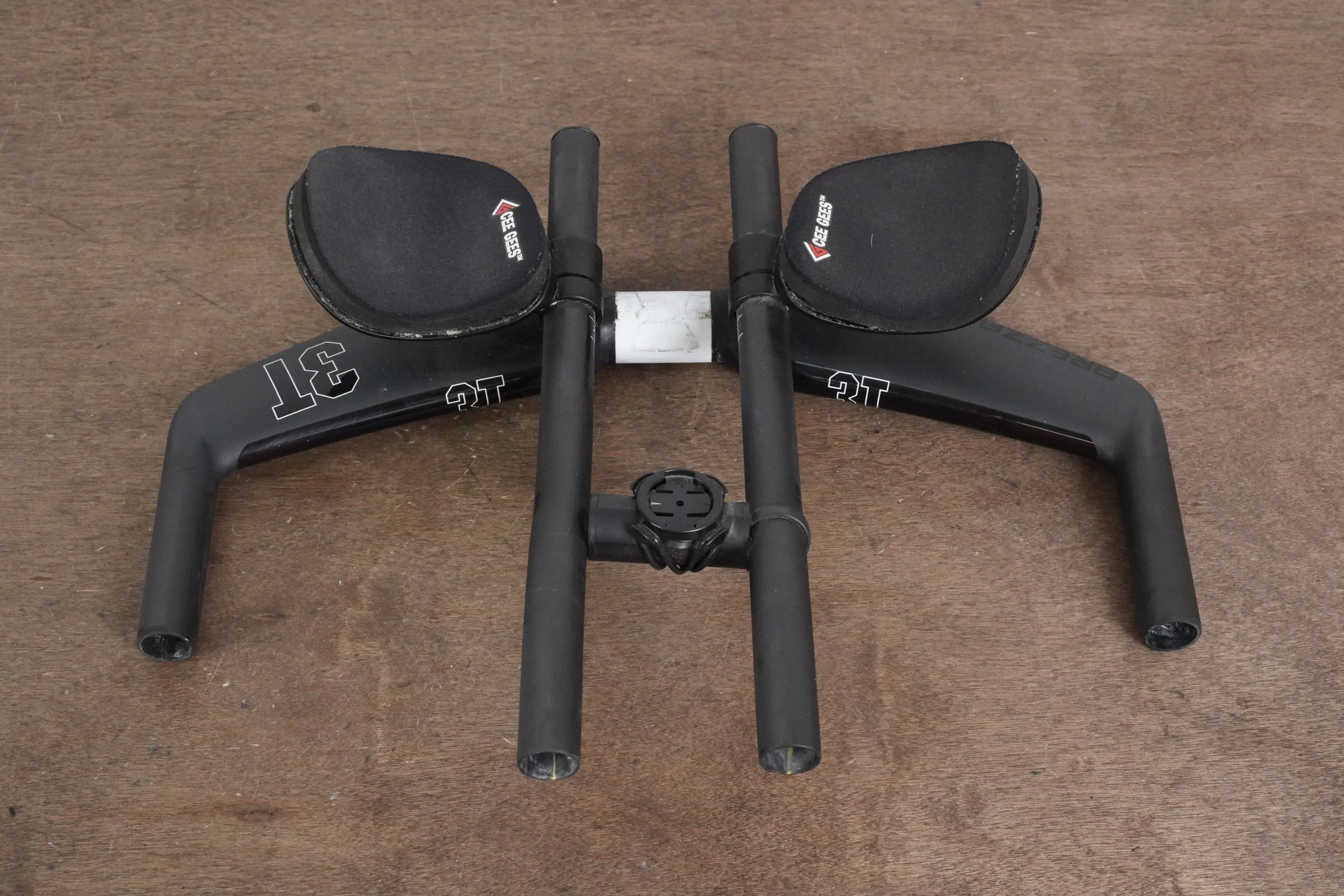 40cm 3T Brezza II Team Carbon Base Bar + Carbon 3T Extensions TT Triathlon Handlebar