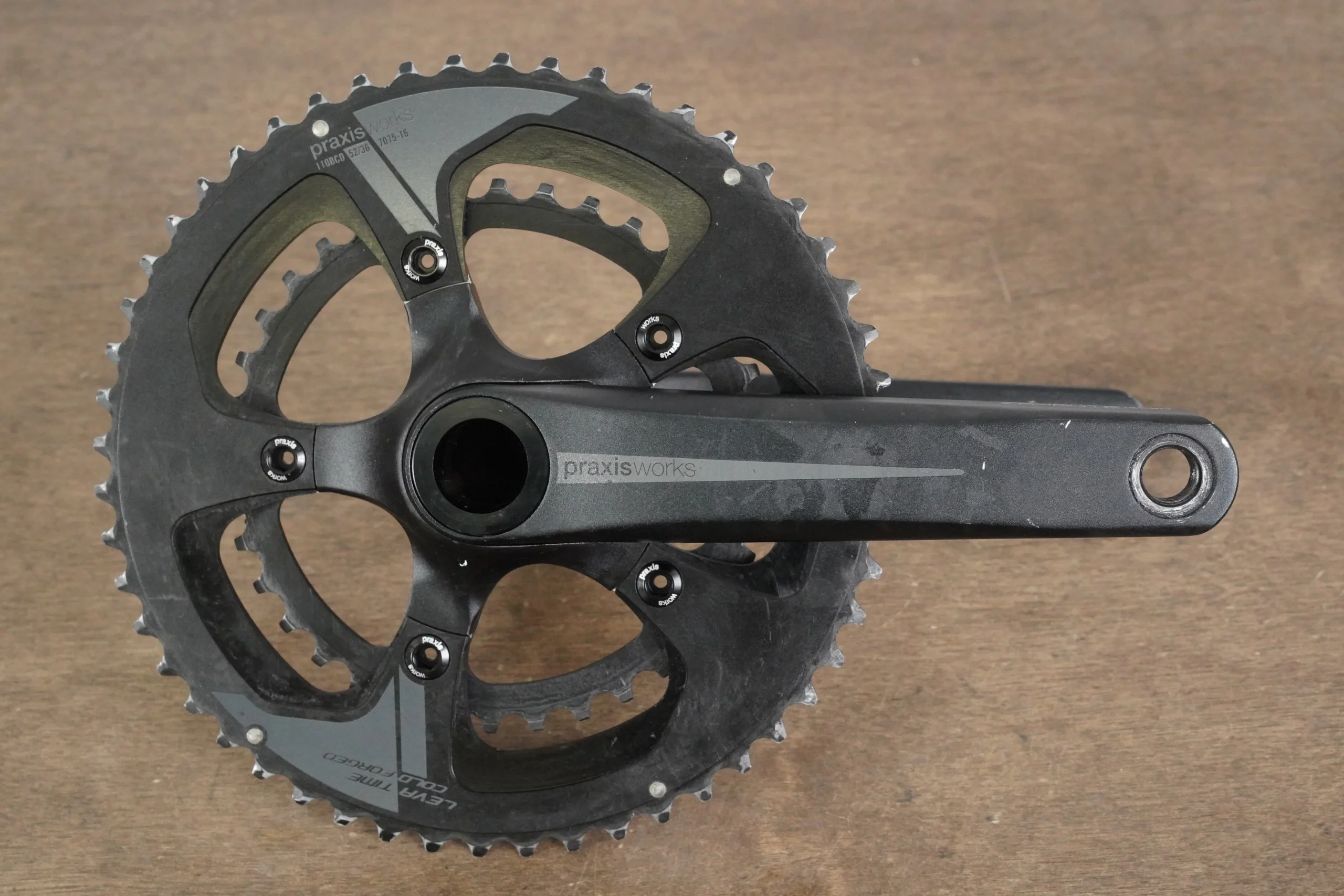 172.5mm 52/36T M30 Praxis Works Zayante Levatime Alloy Crankset
