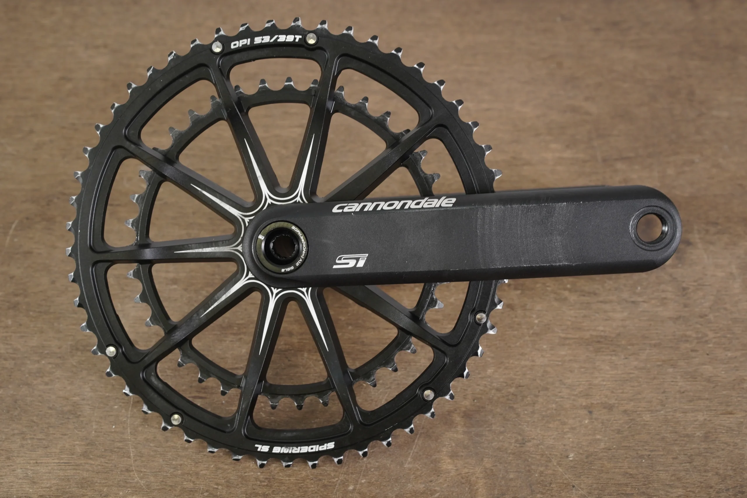 170mm 53/39T BB30 Cannondale Si Spidering Hollowgram Road Crankset