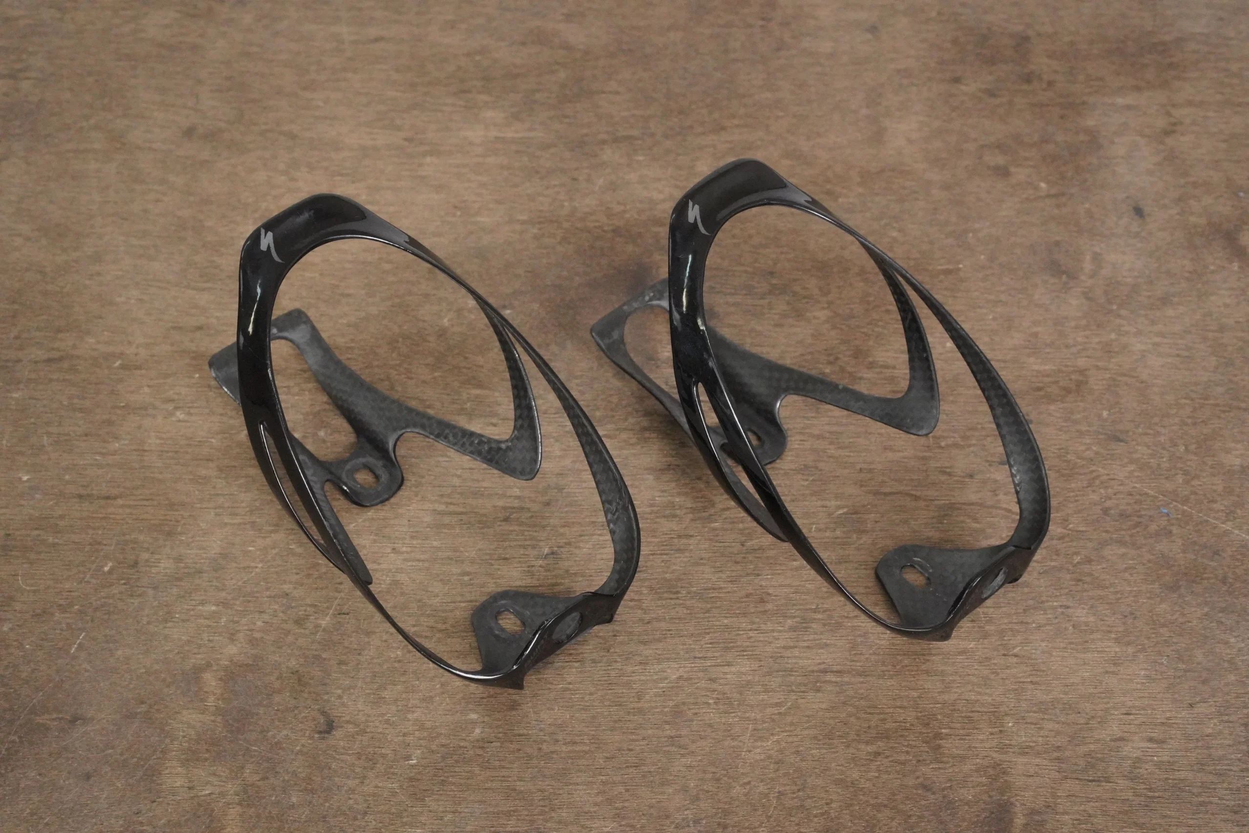 (2) Specialized S-WORKS Rib Cage II Carbon Water Bottle Cages 38g