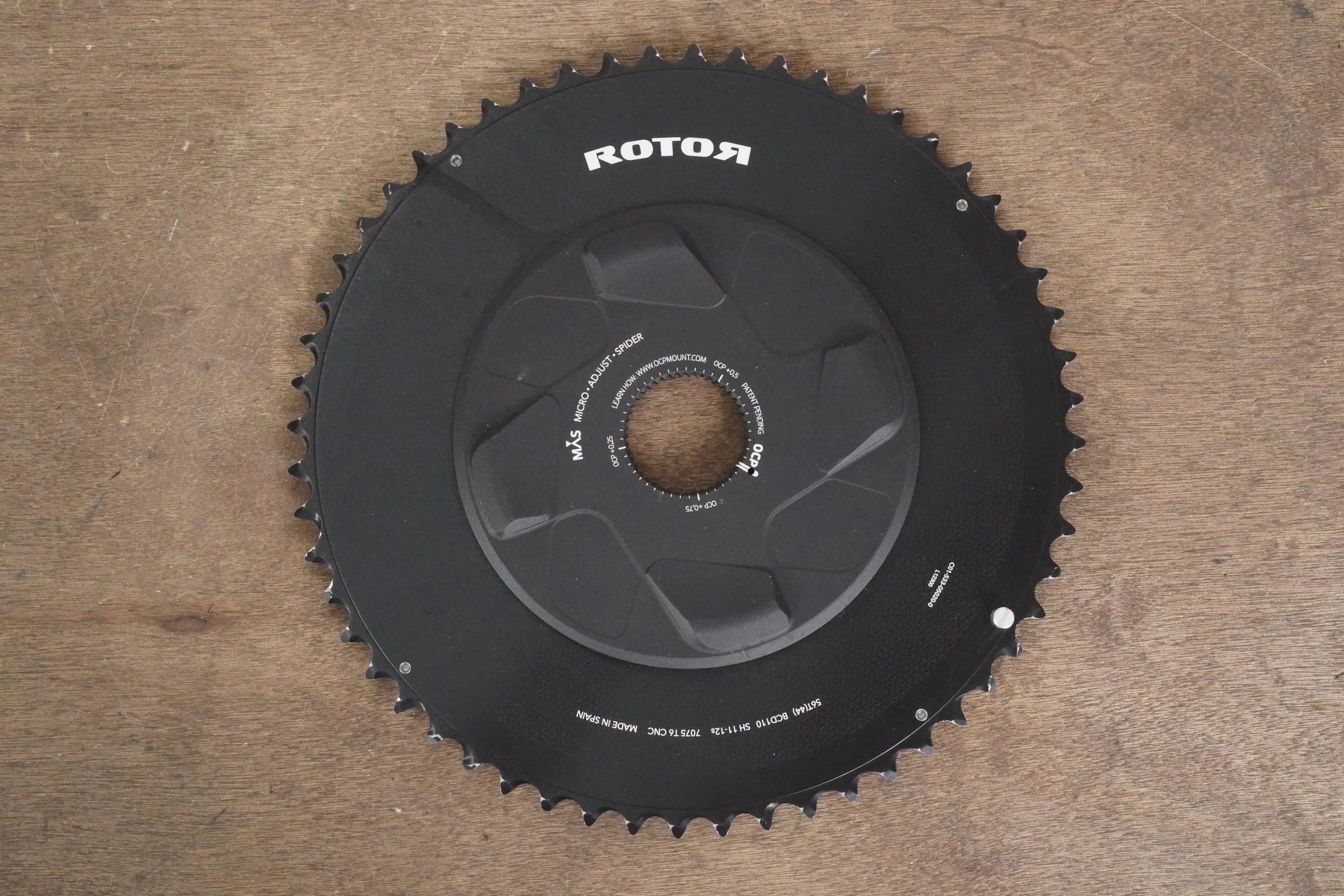56T Rotor Chainring + MAS OCP Spider For Rotor Direct Mount