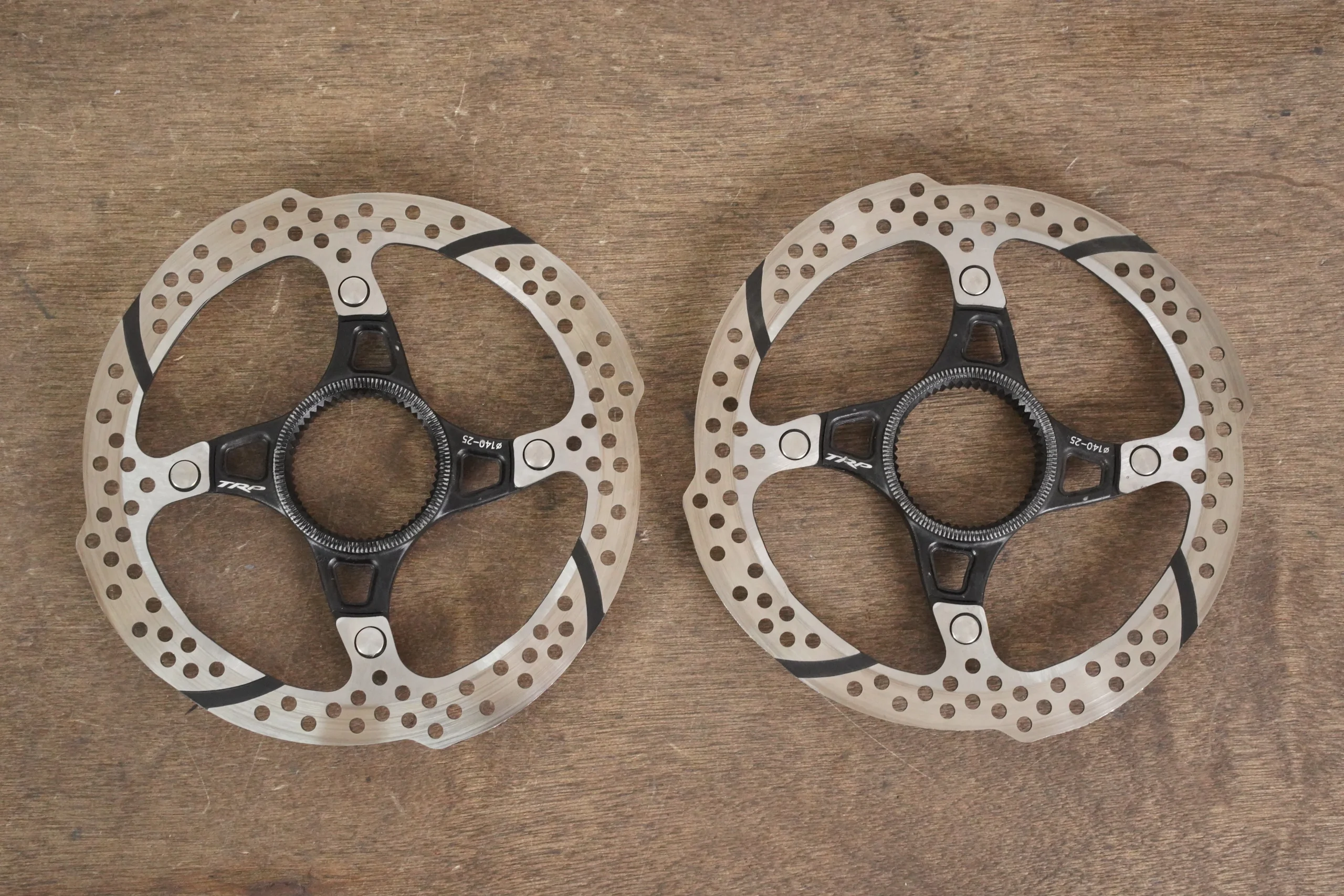 (2) 140mm TRP Centerlock-25 Center Lock Disc Brake Rotors Road Gravel CX MTB