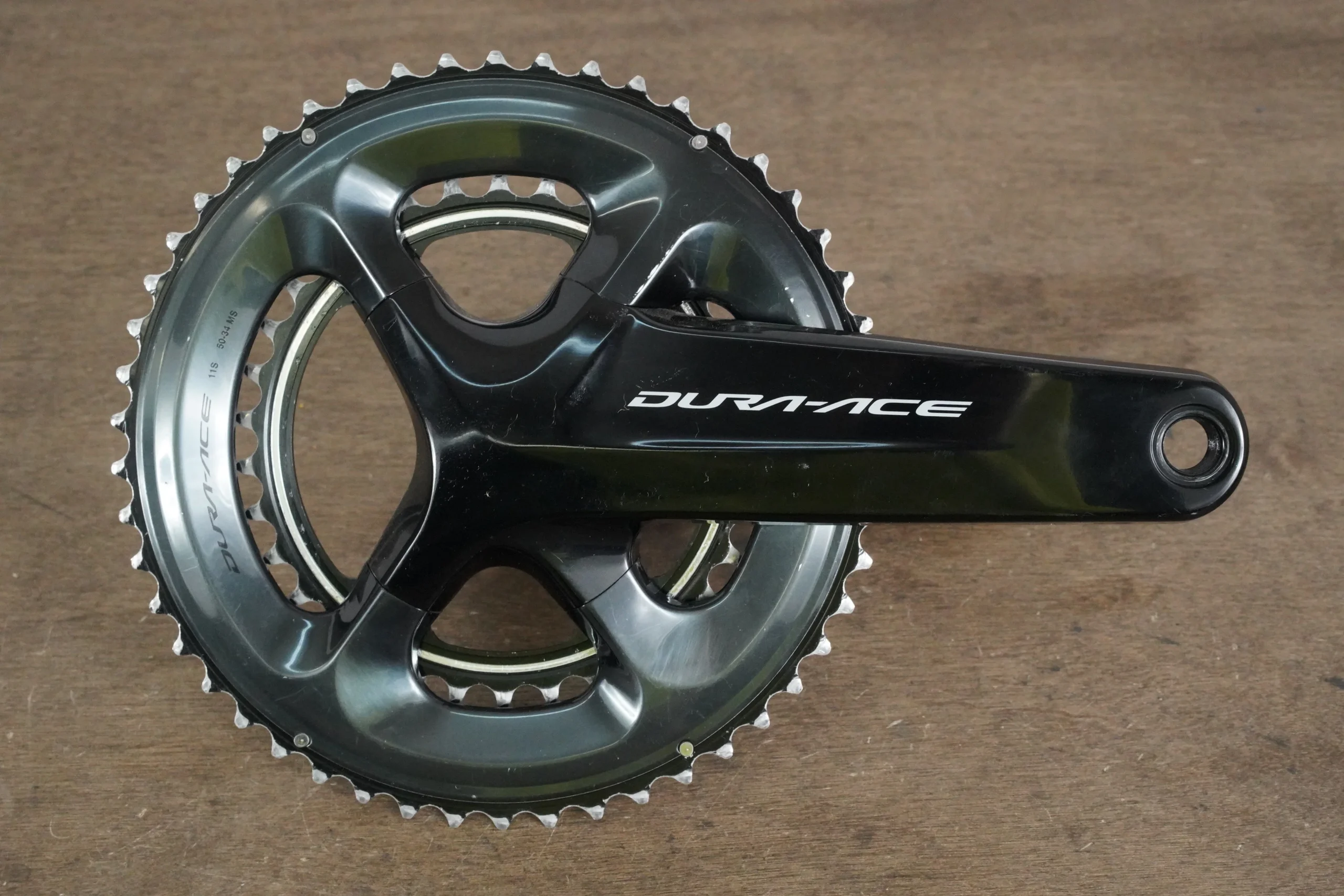 175mm 50/34T Shimano Dura-Ace FC-R9100 11 Speed Road Crankset
