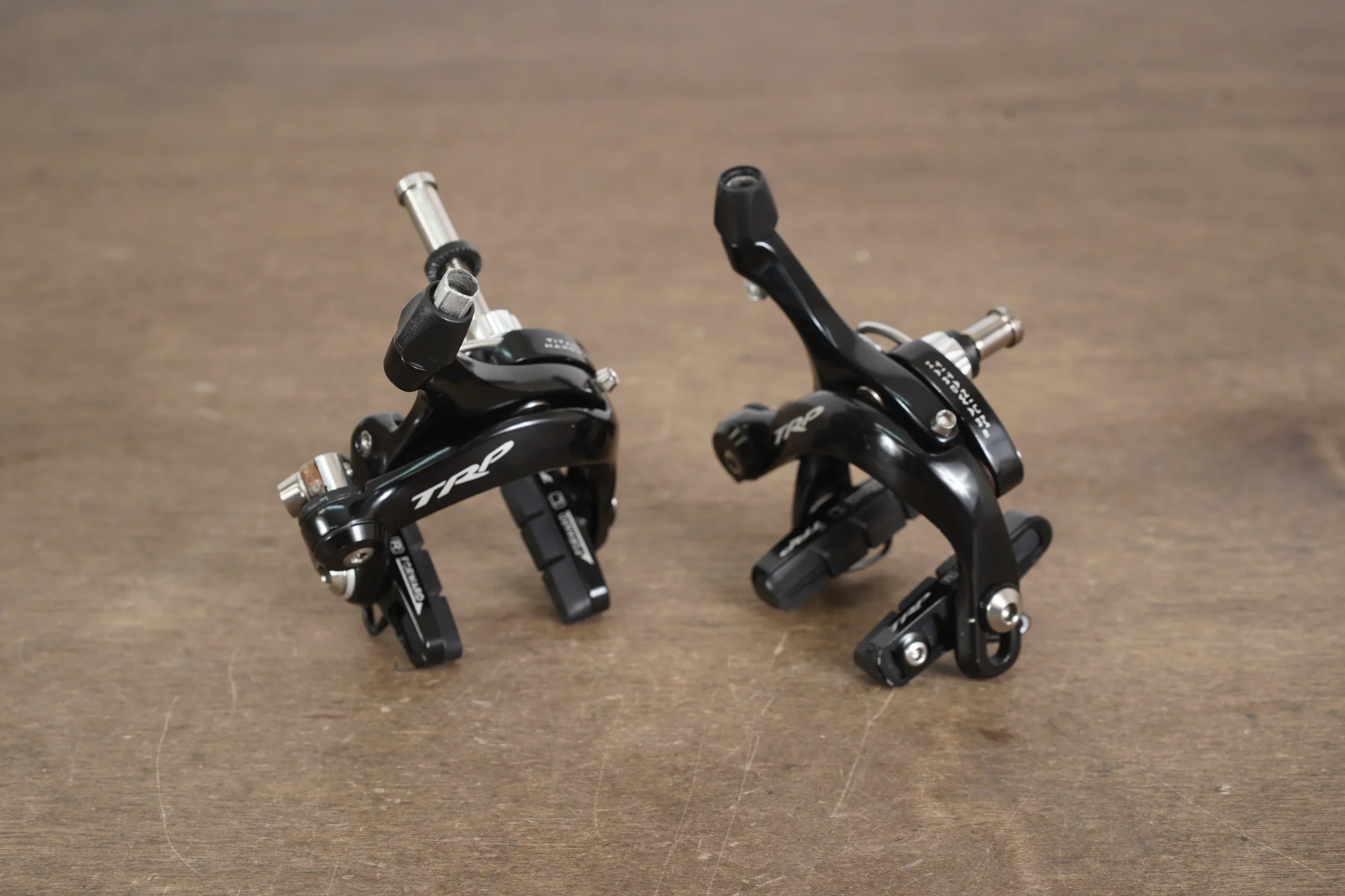 TRP R740 Titanium Hardware Standard Center Mount Rim Brake Calipers