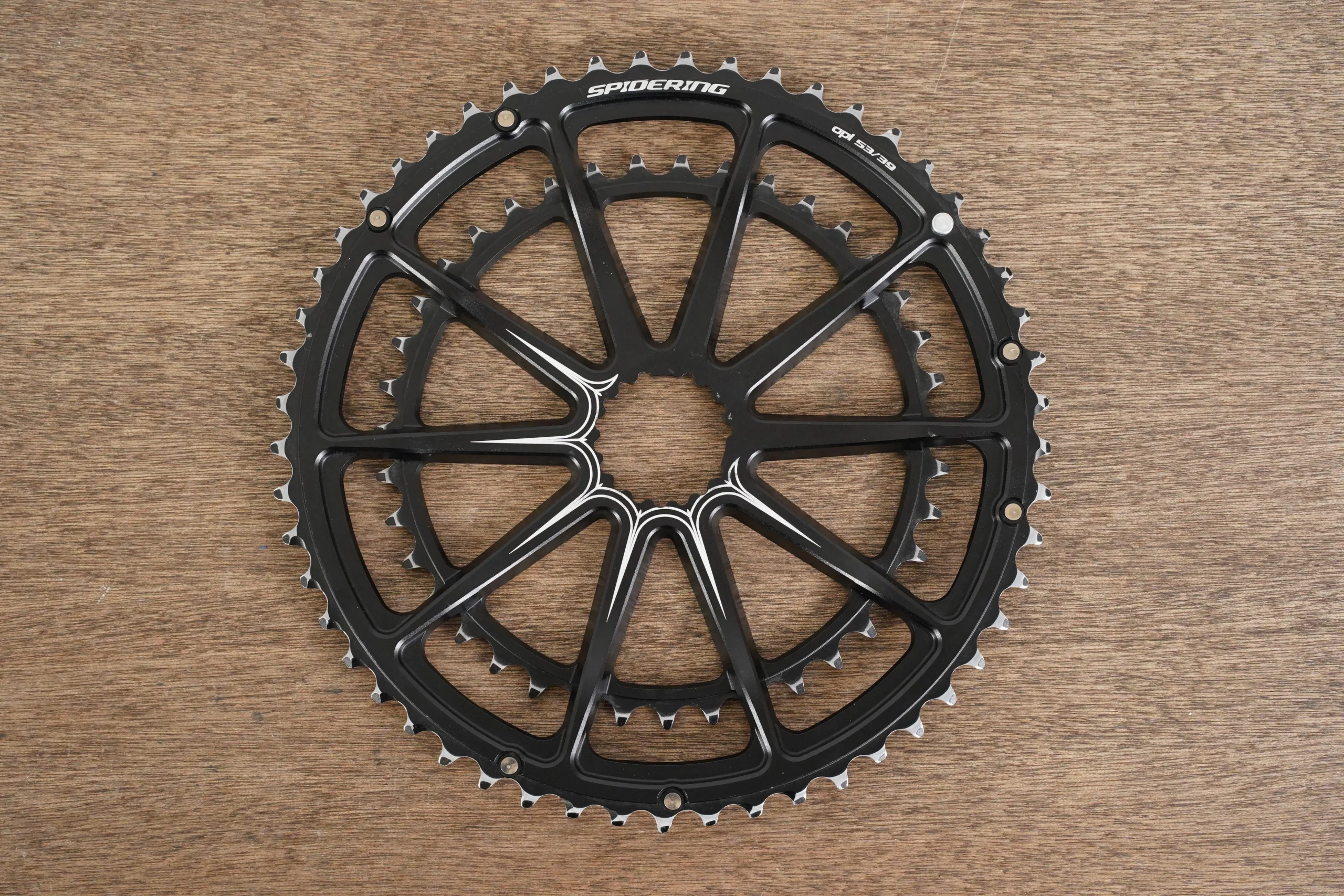 53/39T Cannondale Spidering OPI 10-Arm Chainrings For Cannondale Si SISL2 Hollowgram