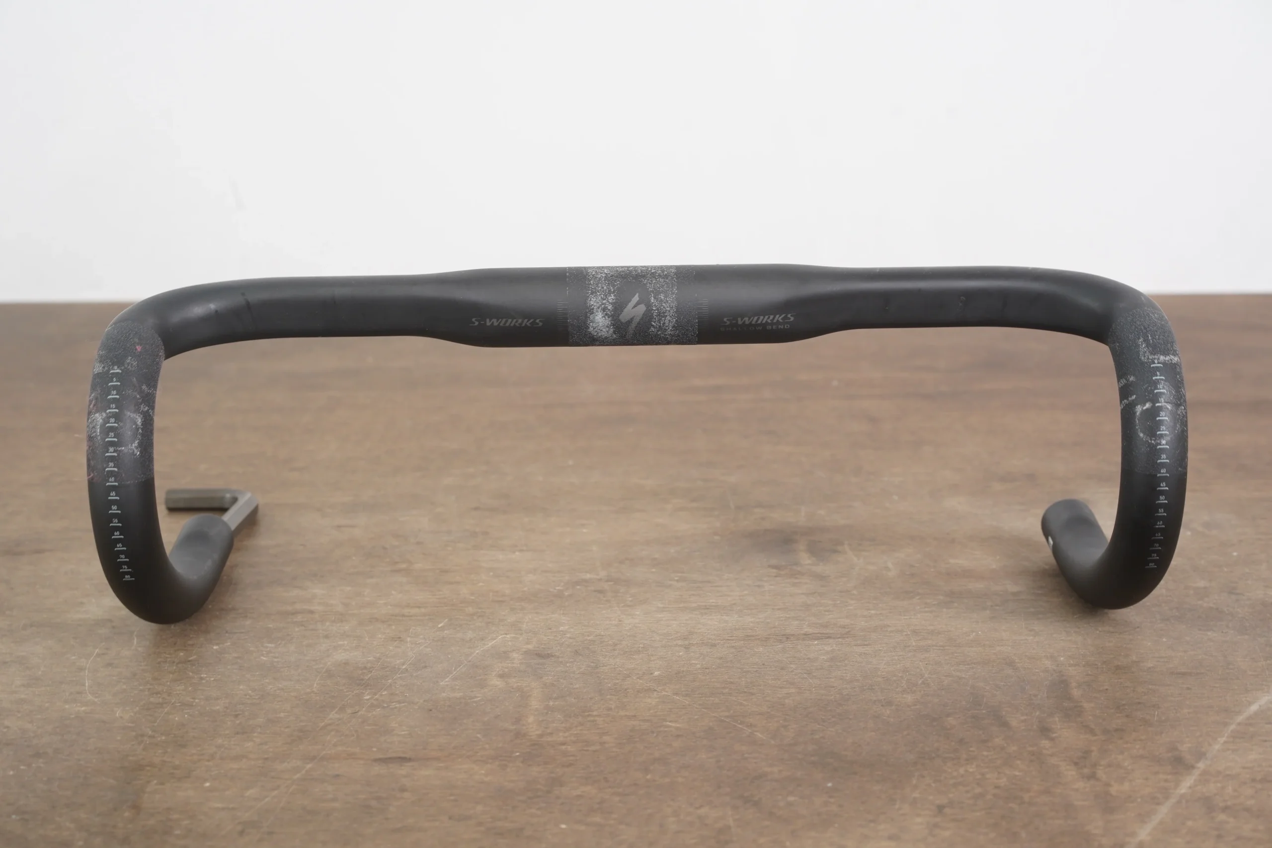 38cm Specialized S-WORKS Shallow Bend Carbon Compact Road Handlebar 31.8mm