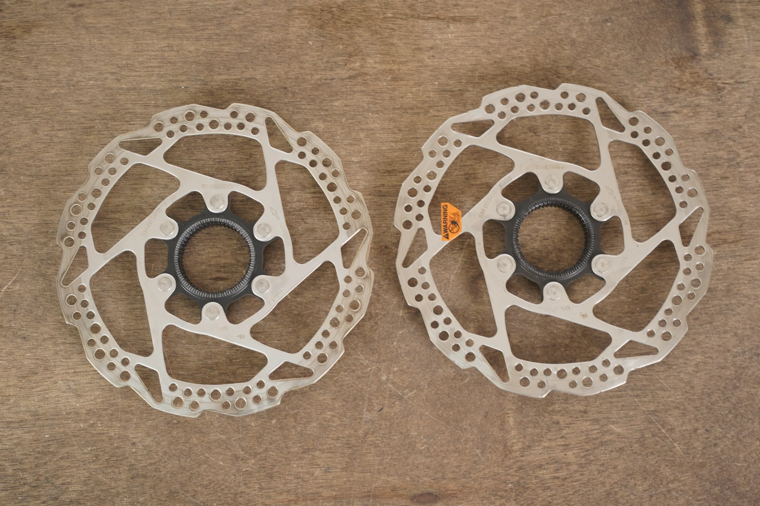 (2) 160mm Shimano Deore SM-RT54-S Center Lock Disc Brake CX Gravel MTB Rotor