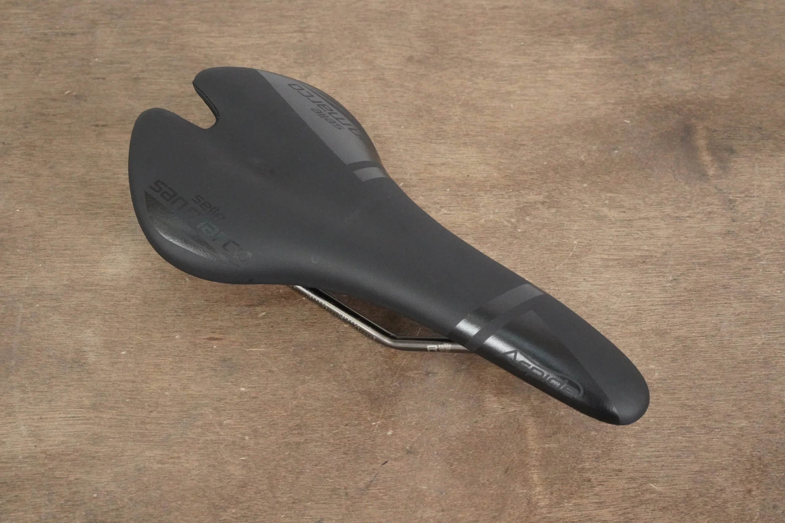130mm (Narrow) Selle San Marco Aspide Stainless Steel Rail Road Saddle 177g