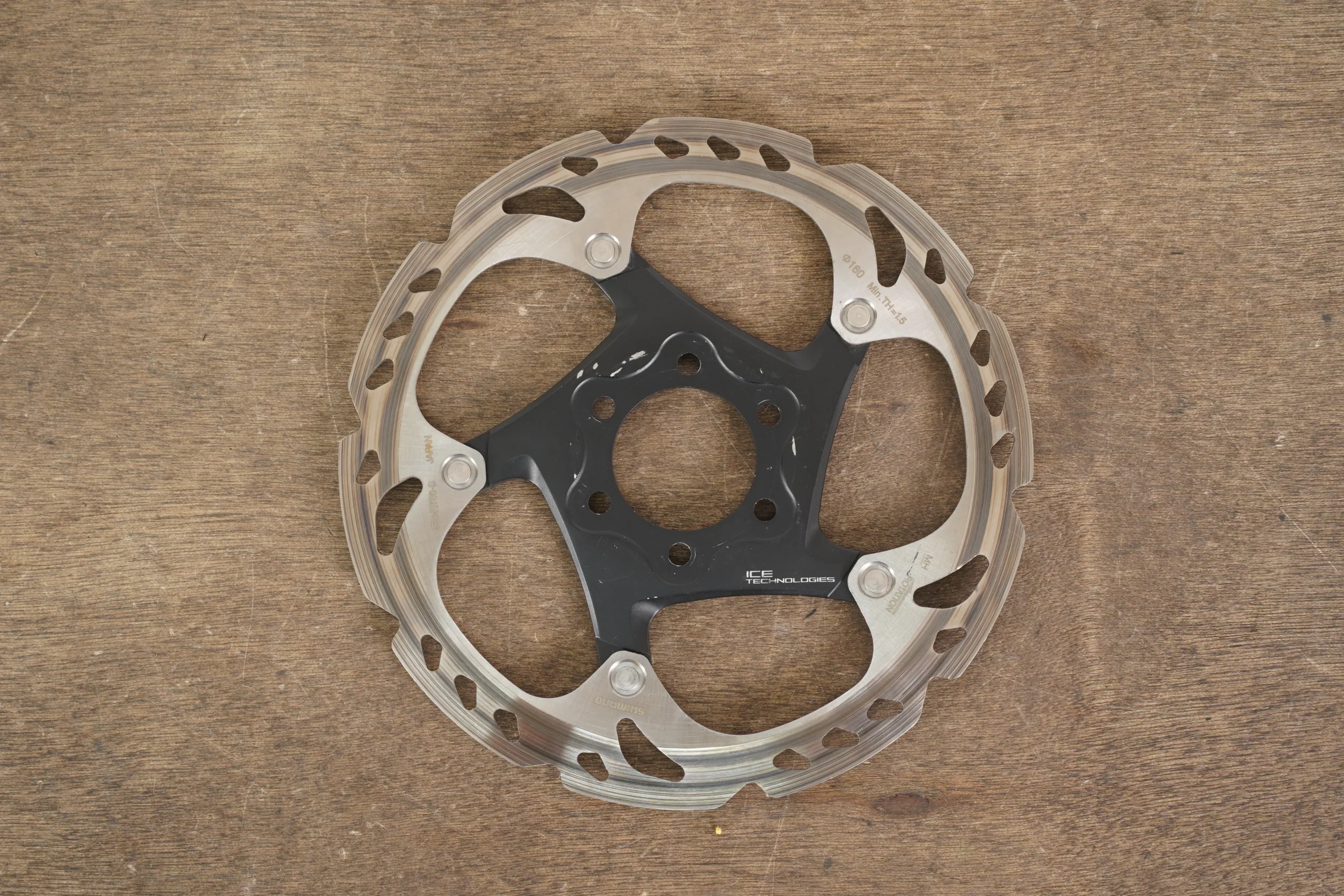 (1) 160mm Shimano Deore XT SM-RT86-S Center Lock Disc Brake Road CX MTB Rotor