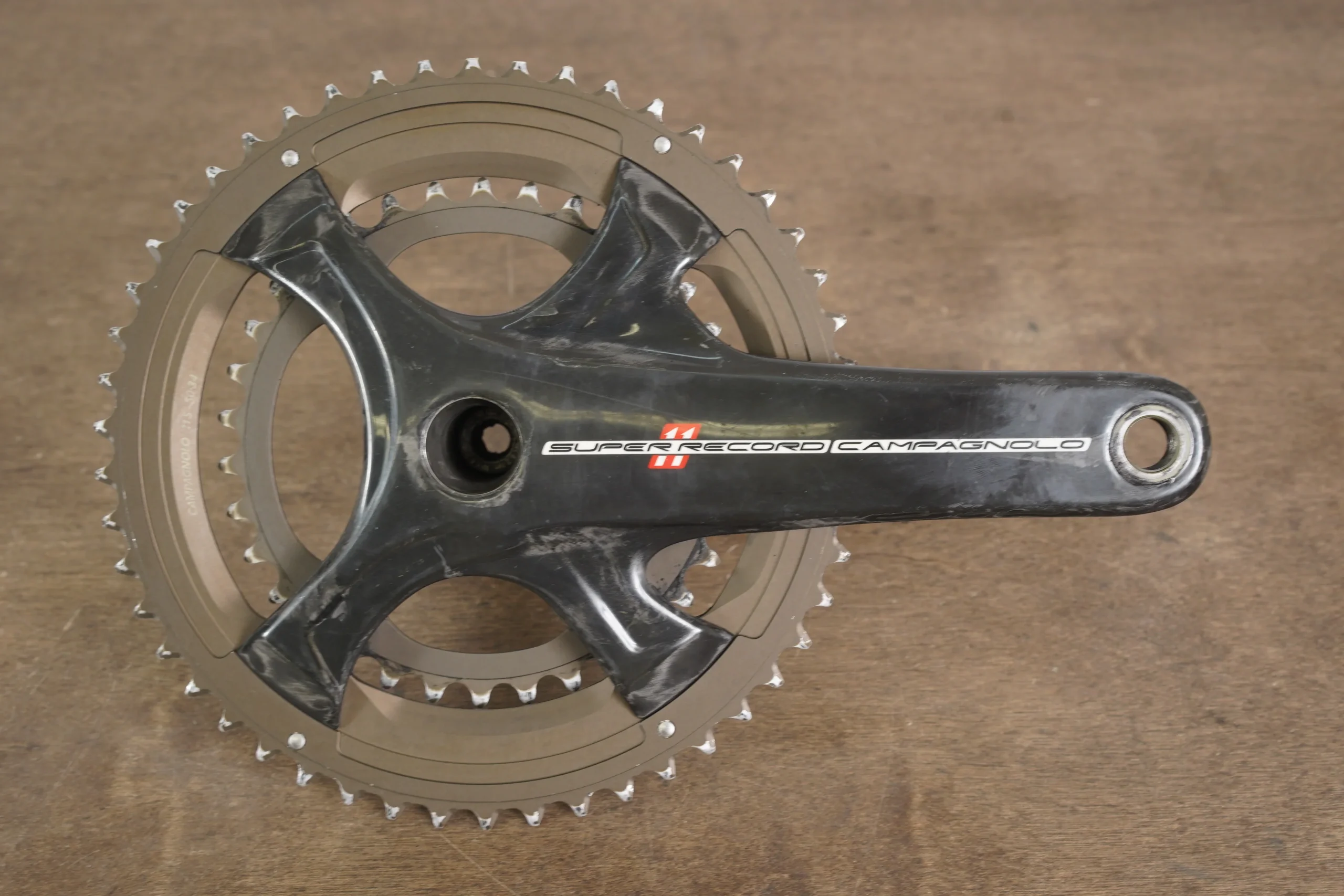 172.5mm 50/34T Campagnolo Super Record 11 Speed Carbon Crankset