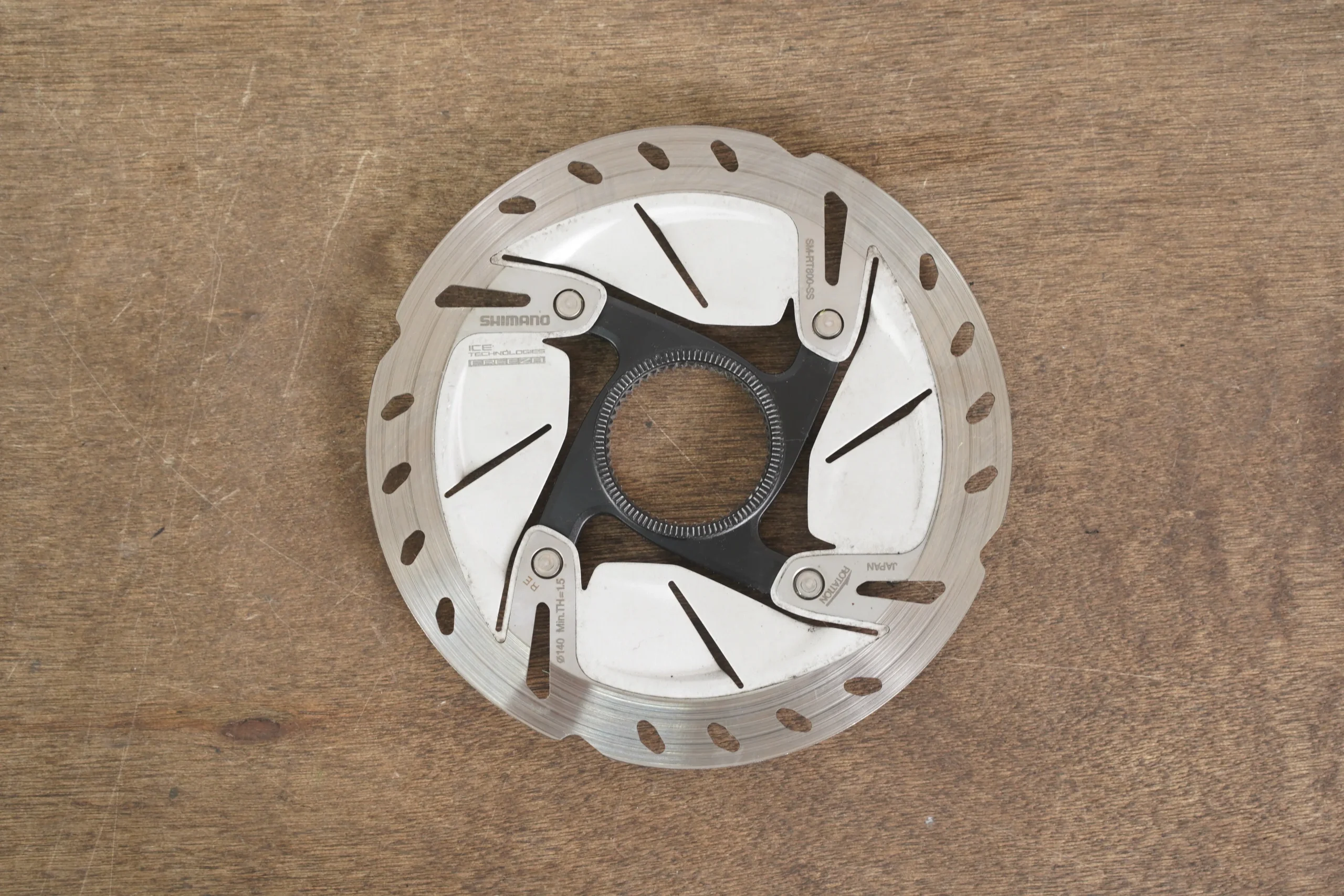 (1) 140mm Shimano Ultegra SM-RT800-SS Center Lock Disc Brake Rotor