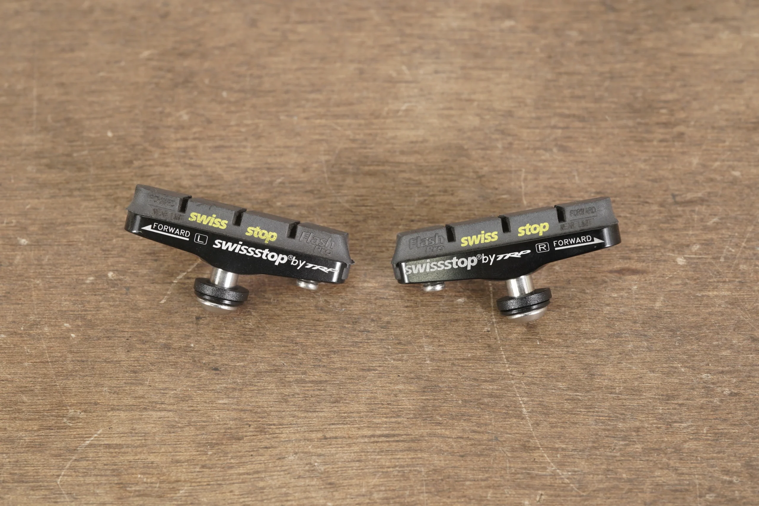 (1 Pair) SwissStop Flash Pro Carbon Rim Brake Pads + Carriers