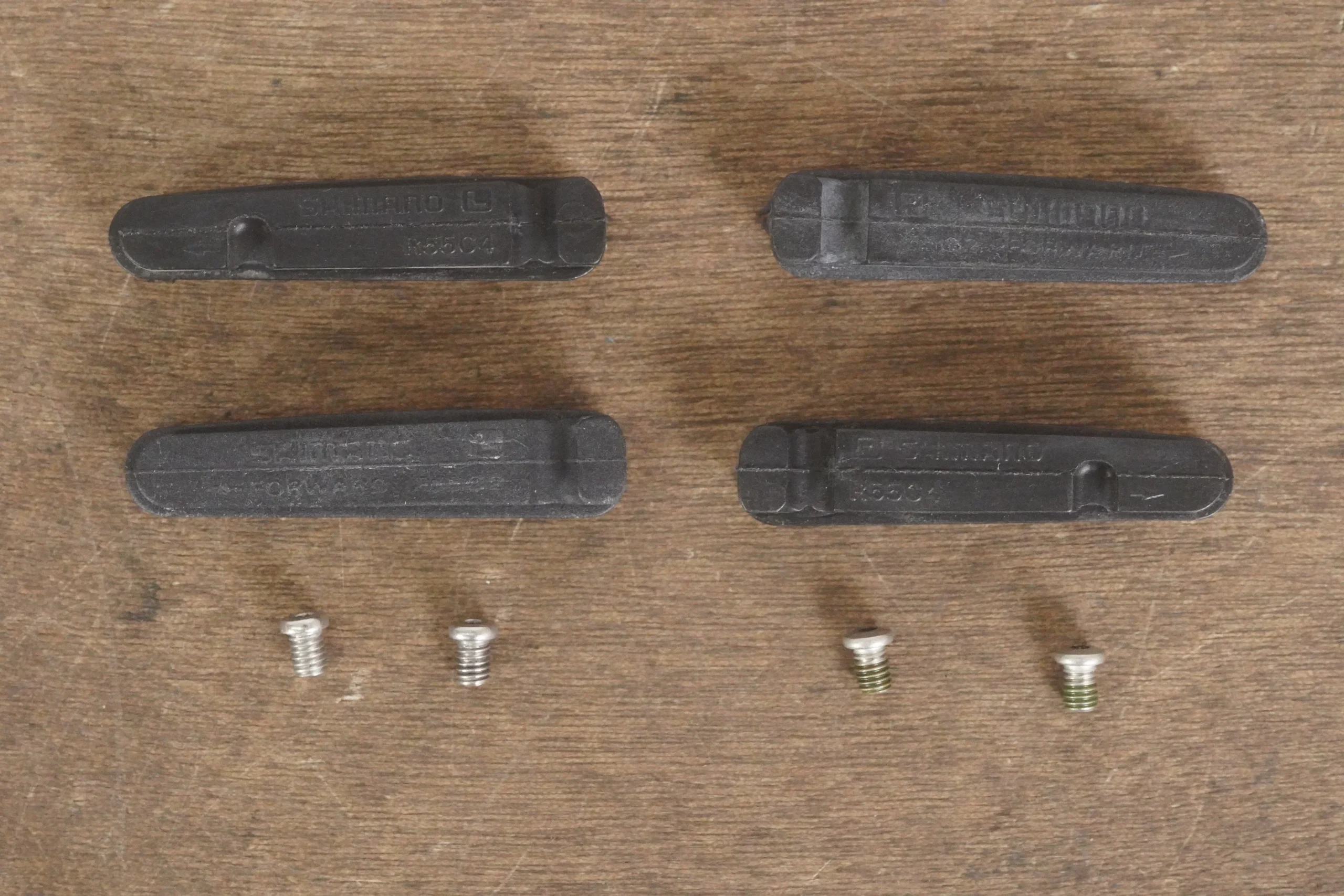 (2 Pairs) Shimano R55C4 Brake Pads Dura-Ace Ultegra 105 Road Bike