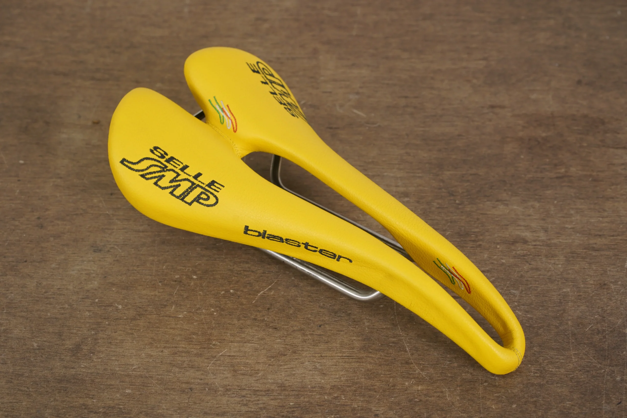 130mm Selle SMP Blaster Stainless Steel Rail MTB Road Triathlon Saddle 259g