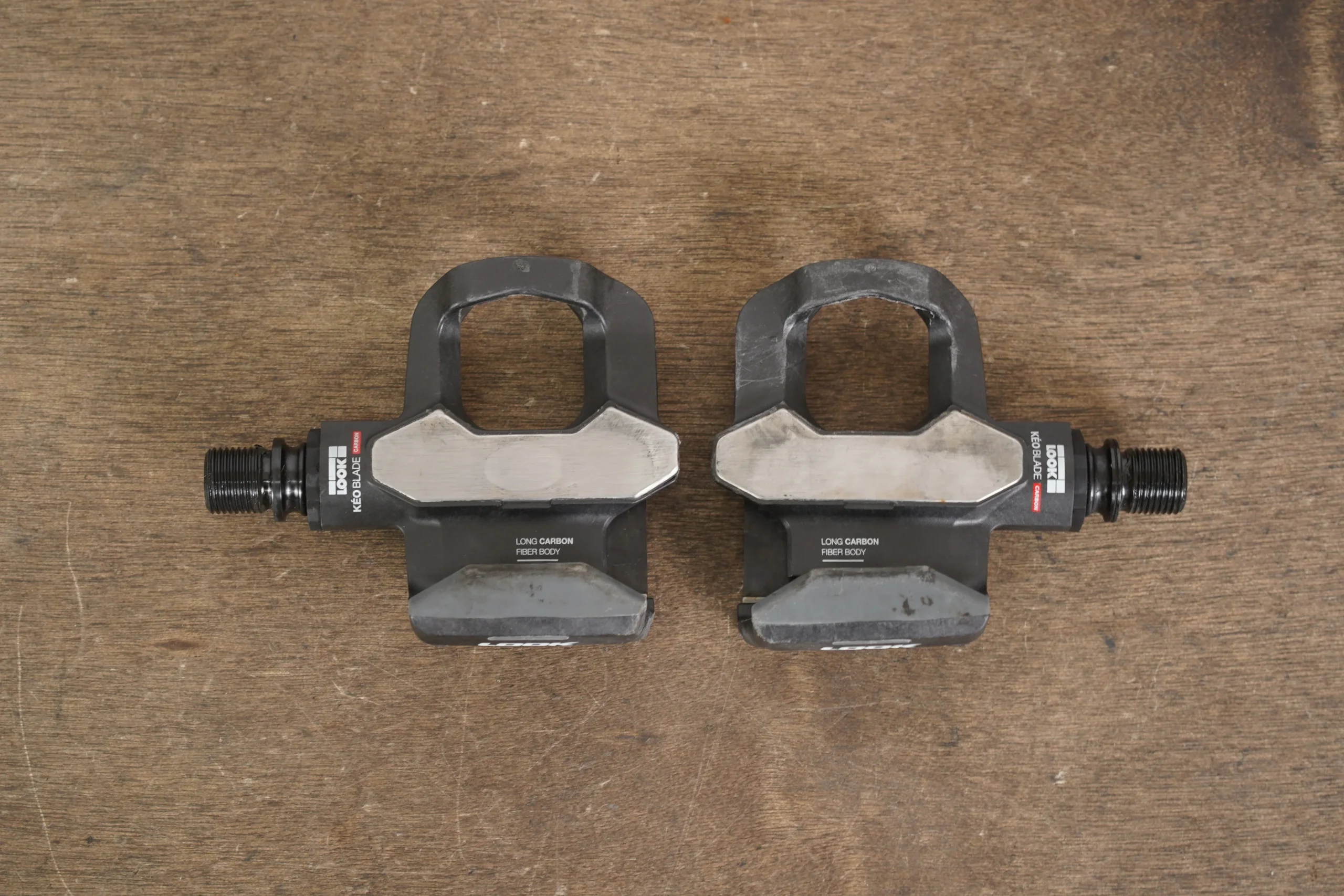 *DAMAGED* LOOK Keo Blade Carbon Oversized Platform Clipless Road Pedals 187g