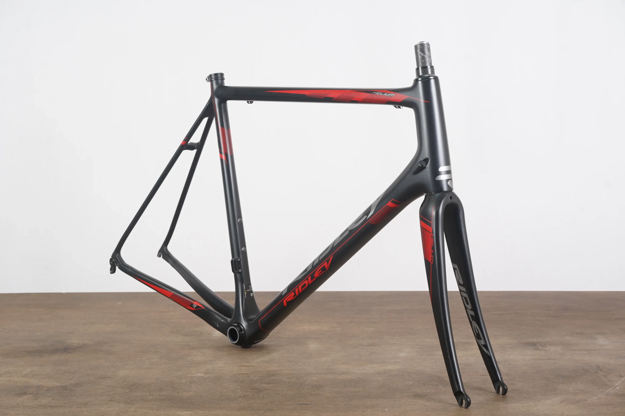 58cm Ridley Helium Carbon Rim Brake Road Frameset
