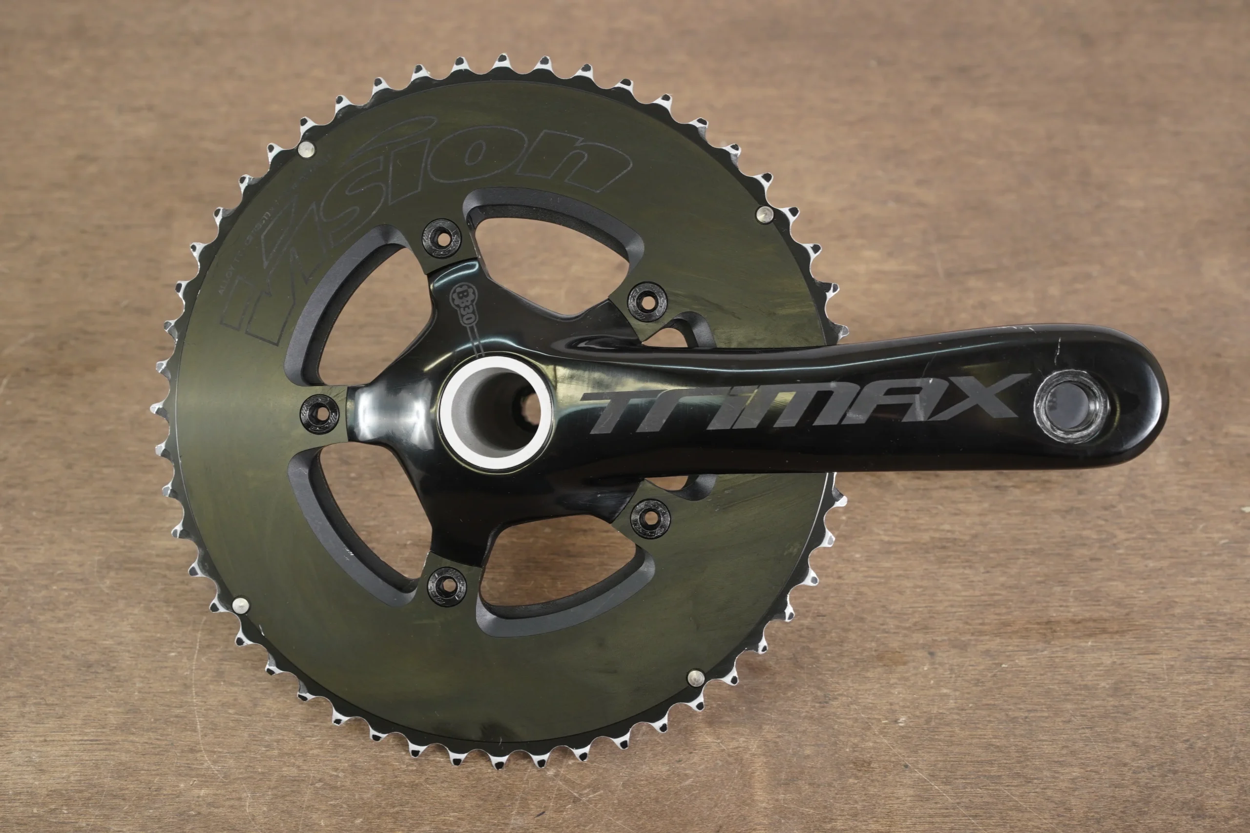 165mm 52/36T BB30 Vision Trimax Alloy Crankset TT Triathlon Crankset