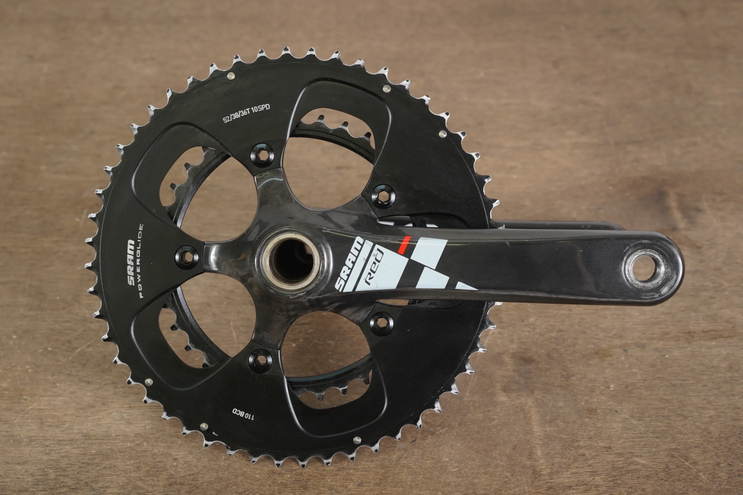 172.5mm 52/36T GXP SRAM Red Carbon Road Crankset