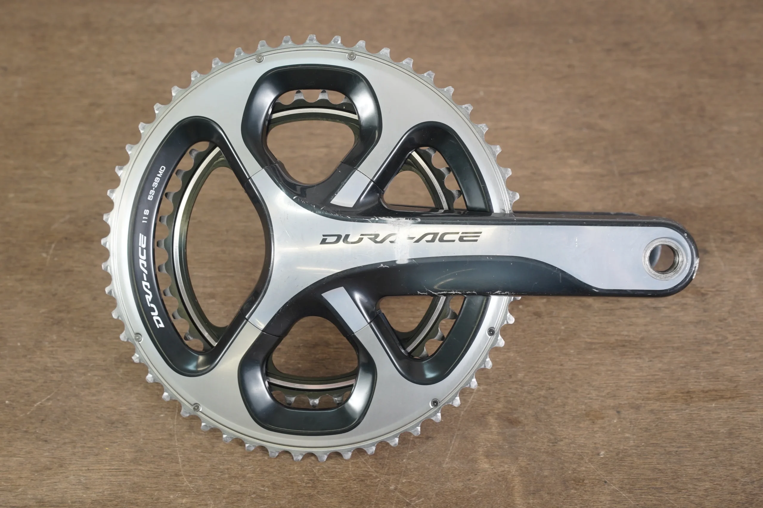 172.5mm 53/39T Shimano Dura-Ace FC-9000 11 Speed Stages Crankset *Damaged*
