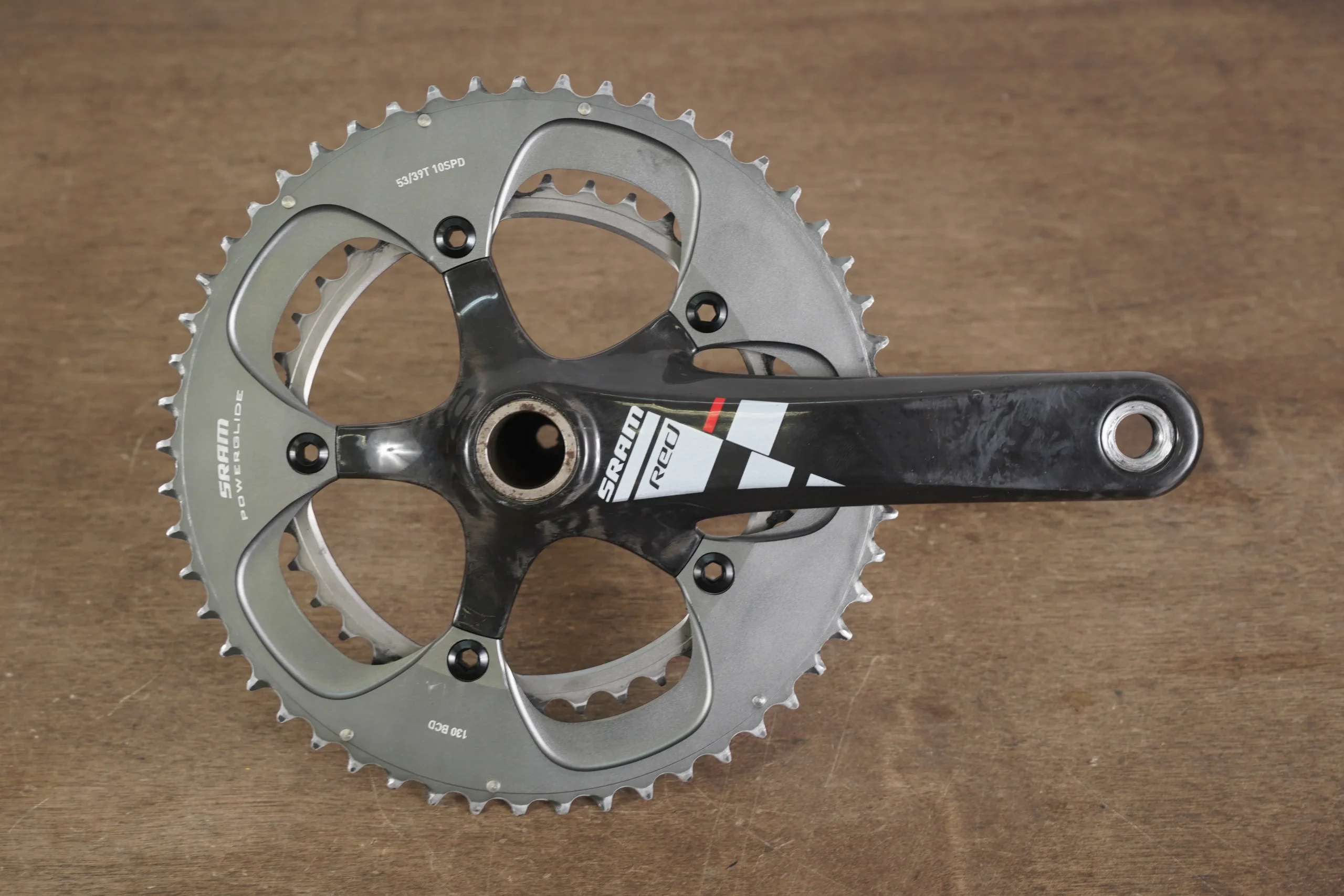 172.5mm 53/39T GXP SRAM Red Carbon Road Crankset