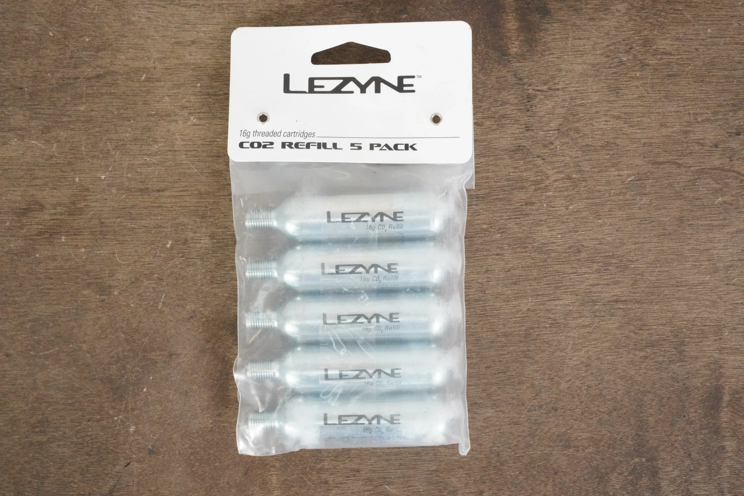 NEW Lezyn CO2 Refill 5 Pack 16g Threaded Cartridges