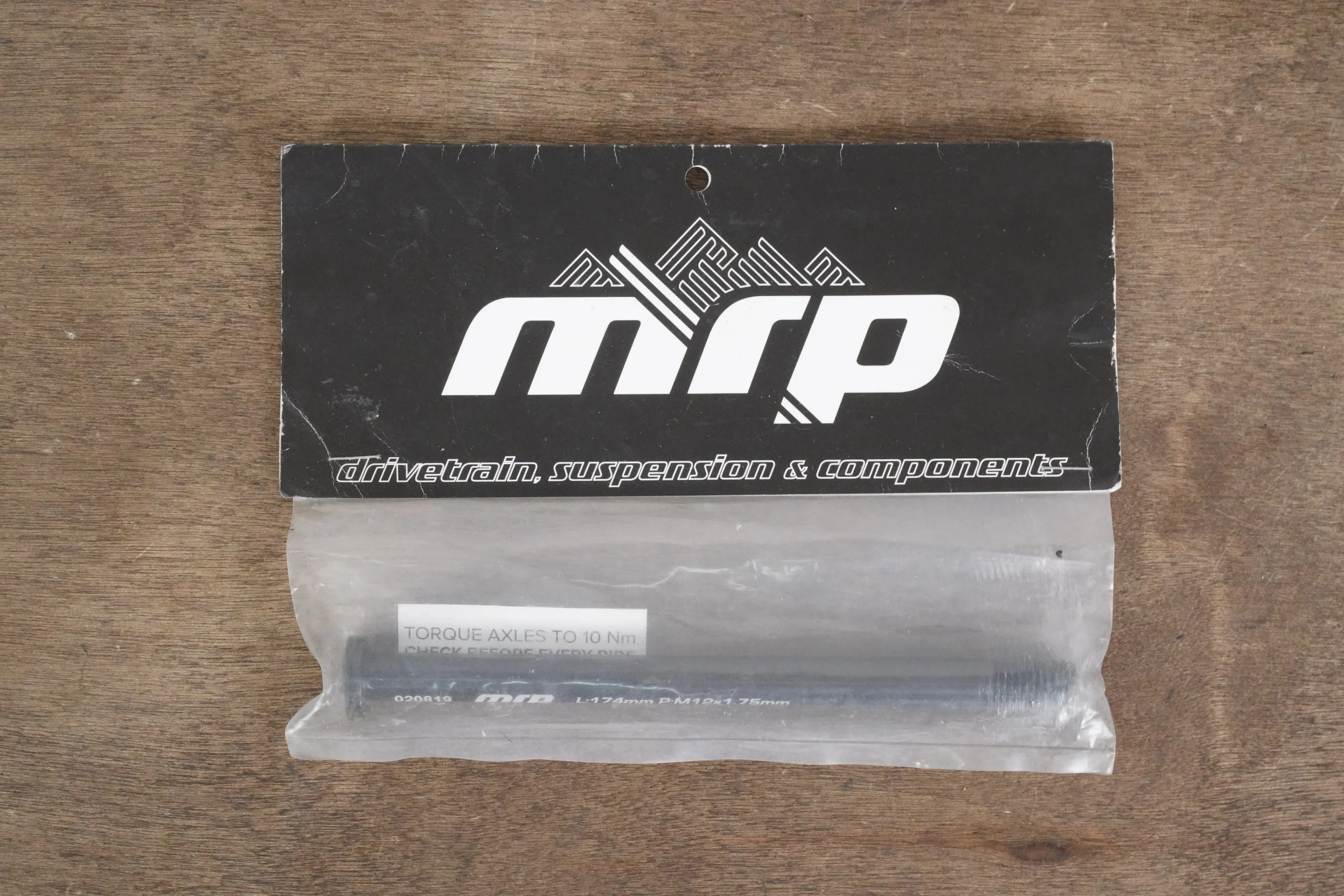 MRP Rear Race Axle 12mm x 174mm x 1.75mm Thru-Axle