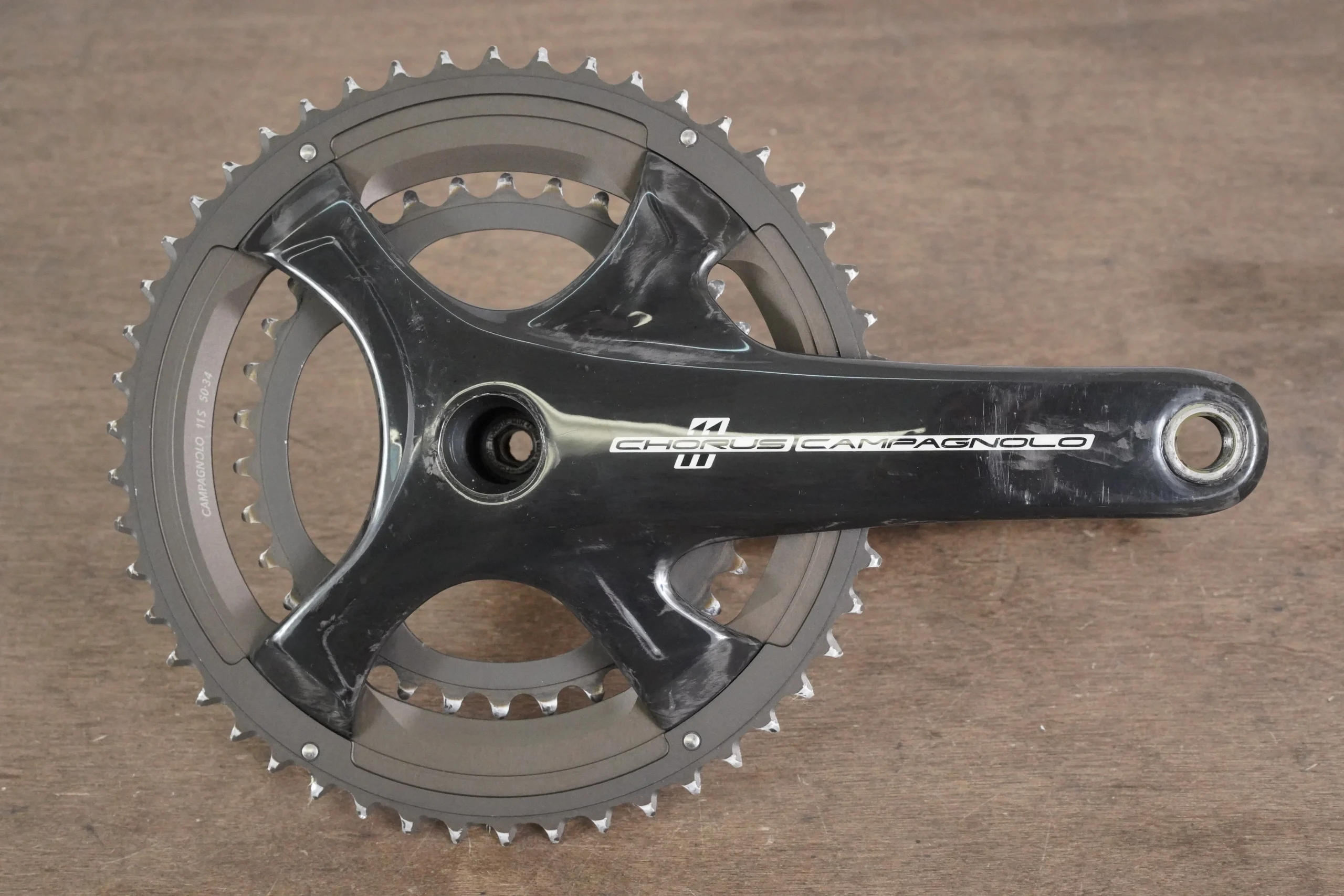175mm 50/34T Campagnolo Chorus 11 Speed Carbon Crankset