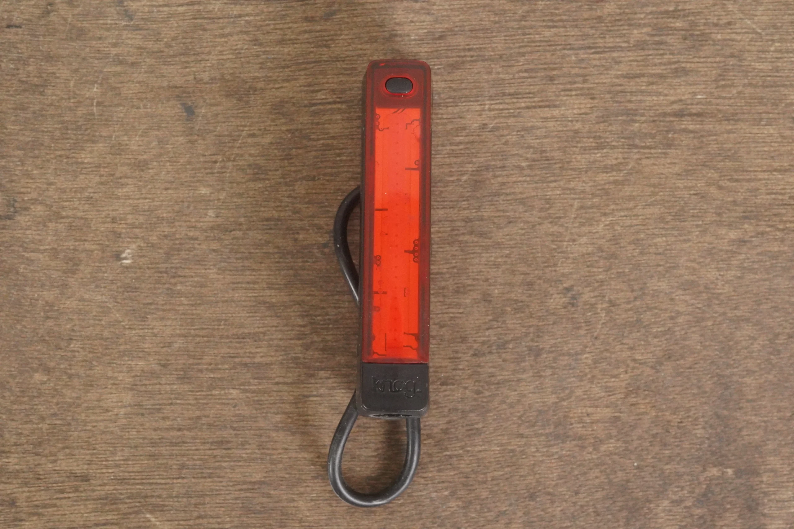 Knog Plus Rear Light Cycling Road Gravel CX Bike + Rubber Band