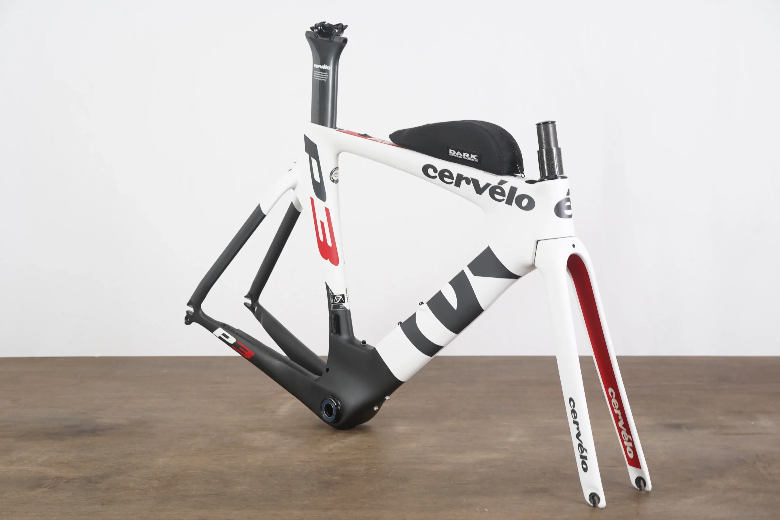 48cm Cervelo P3 Carbon Aero Rim Brake TT Triathlon Frameset