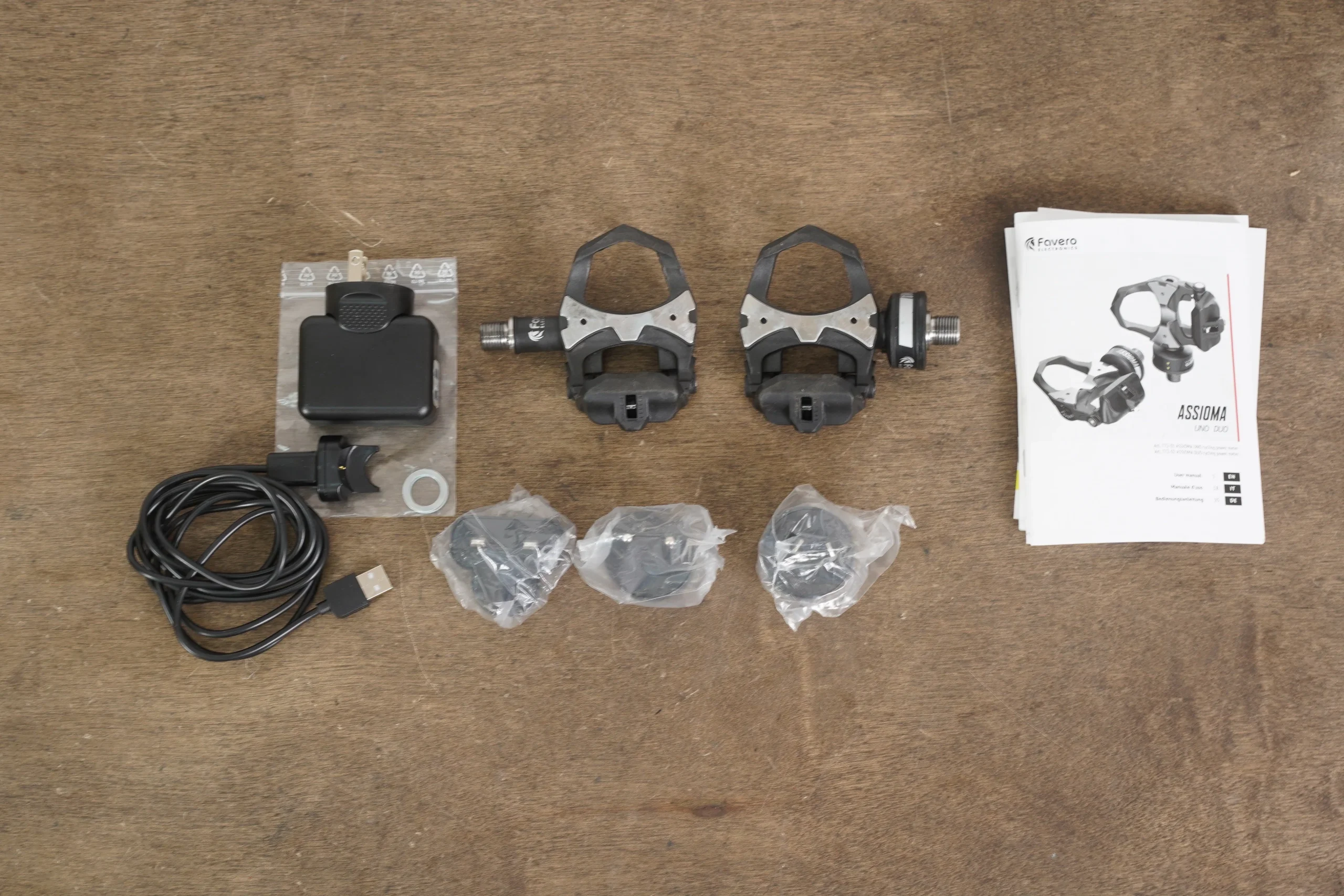 Favero Assioma Uno Single Power Meter Road Pedals + Charger