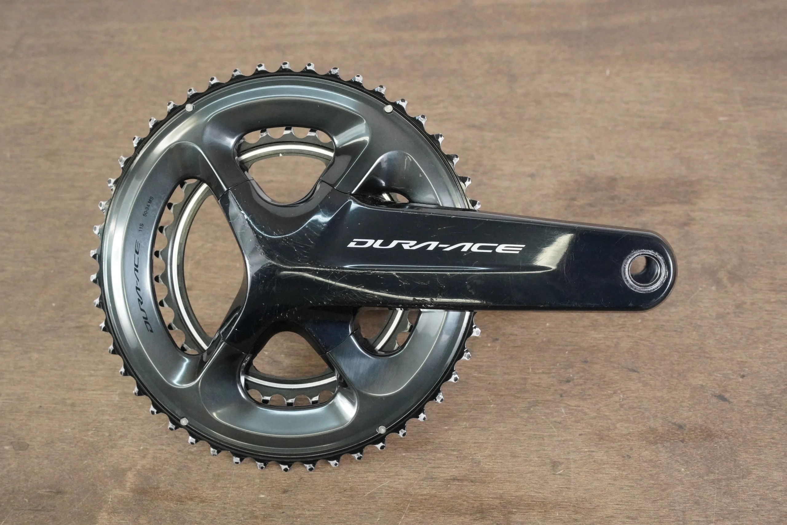 175mm 50/34T Shimano Dura-Ace FC-R9100 11 Speed Crankset 9100