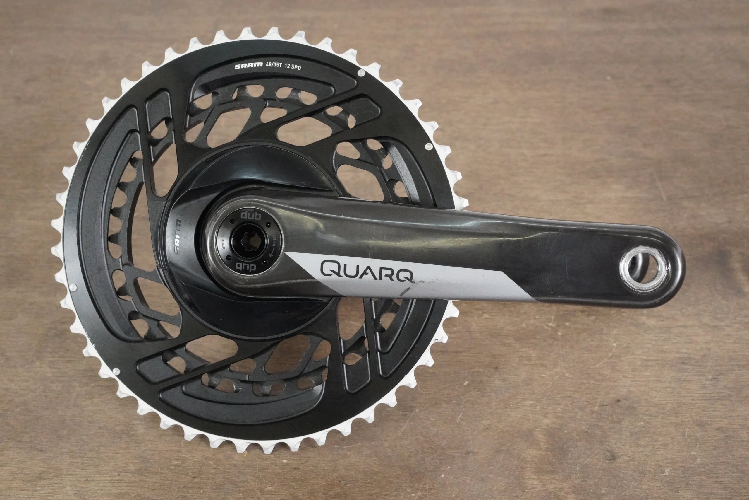 172.5mm 48/35T DUB Quarq 12 Speed Carbon Crankset