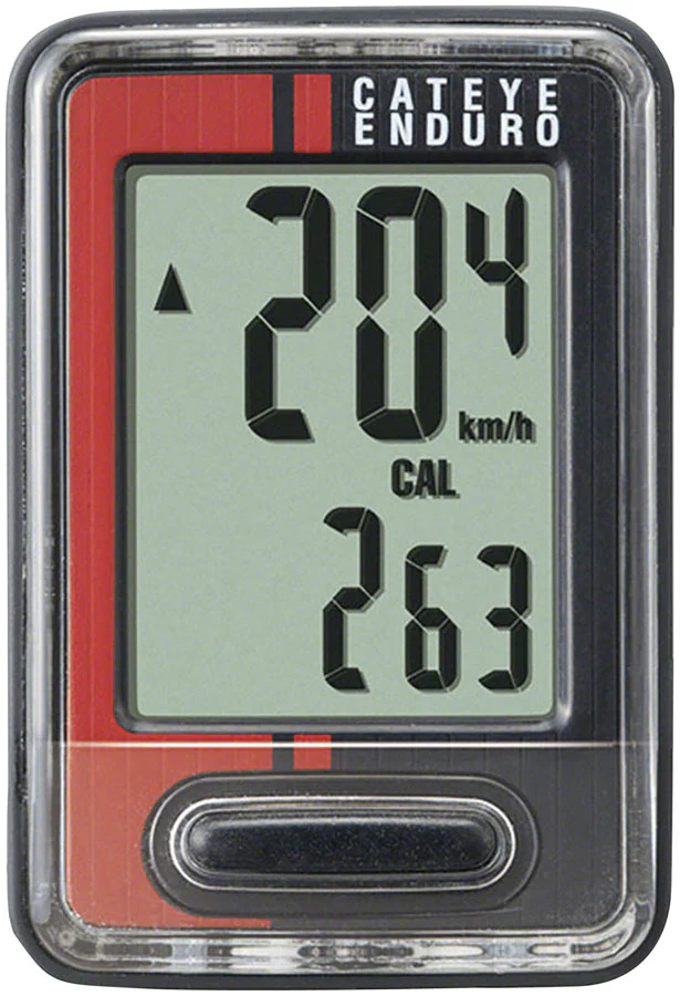 CatEye Cateye Enduro Wired Computer - Black/Red