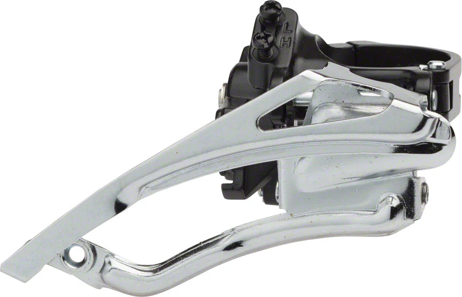 microSHIFT Mezzo Front Derailleur - 8-Speed Triple 42/32/22t Band Clamp Shimano Compatible