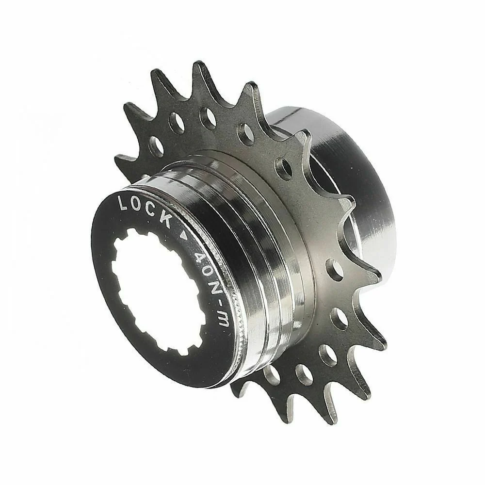 CyclingDeal Conversion Kit Fixie Bike Single Speed Compatible with Shimano Sram Cassette Freewheel Hub Adaptor - For Mountain and Road Bike Gear Cog Spacers - 12 Teeth