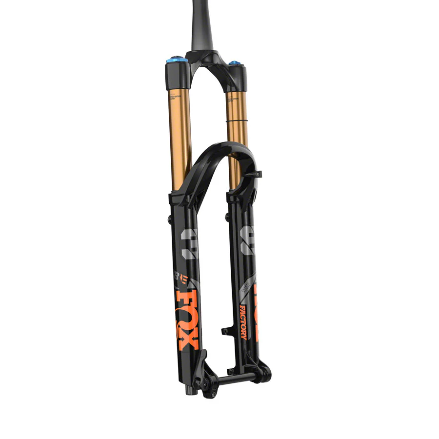 Fox Shox FOX 38 E-Optimized Factory Suspension Fork - 27.5" 170 mm 15QR x 110 mm 44 mm Offset Shiny BLK Grip 2