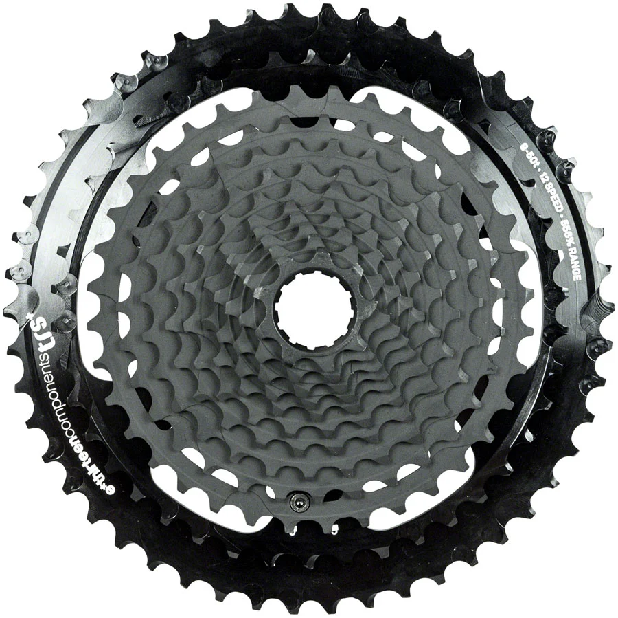 E*thirteen TRS Plus Cassette - 12 Speed 9-46t Black For XD Driver Body