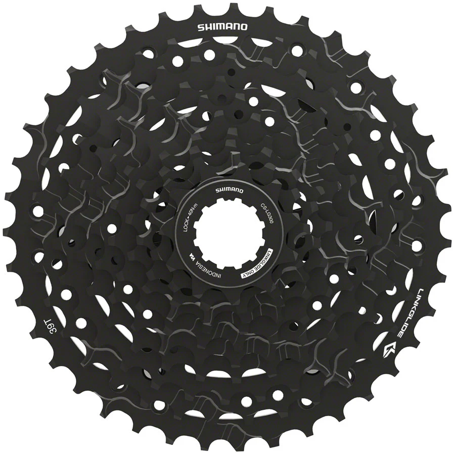 Shimano CUESCS-LG300-10 Cassette - 10-Speed 11-39t LINKGLIDE Black