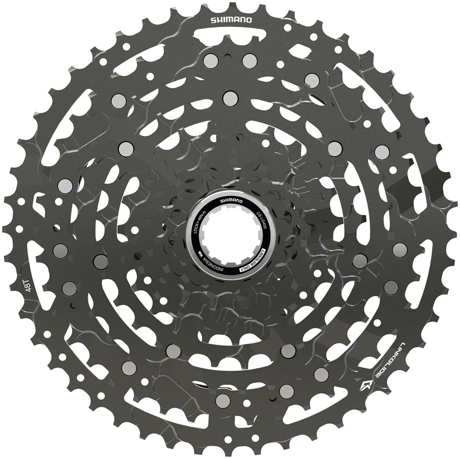 Shimano CUESCS-LG400-10 Cassette - 10-Speed 11-48t LINKGLIDE Black