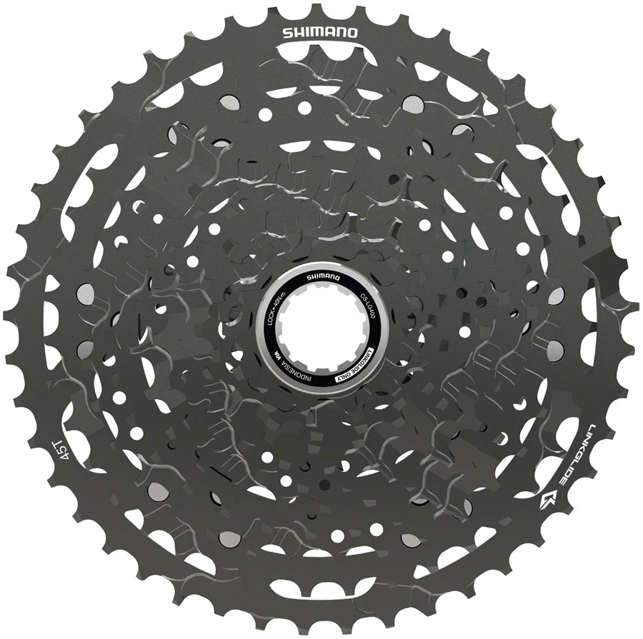 Shimano CUESCS-LG400-11 Cassette - 11-Speed 11-45t LINKGLIDE Black