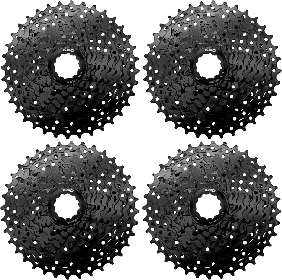 KMC REACT Cassette - 9-Speed 11-36t HG Driver Compatible Black 4 pk.