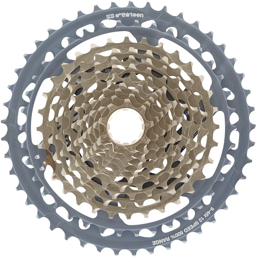 E*thirteen Helix Race Cassette - 12-Speed 9-45t Gray