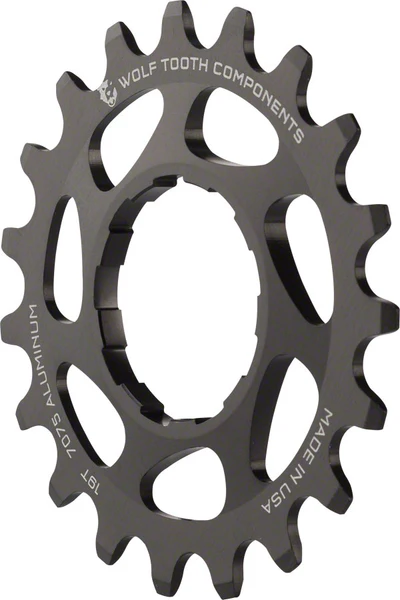 Wolf Tooth Components Single Speed Aluminum Cog: 19T Sram or Shimano