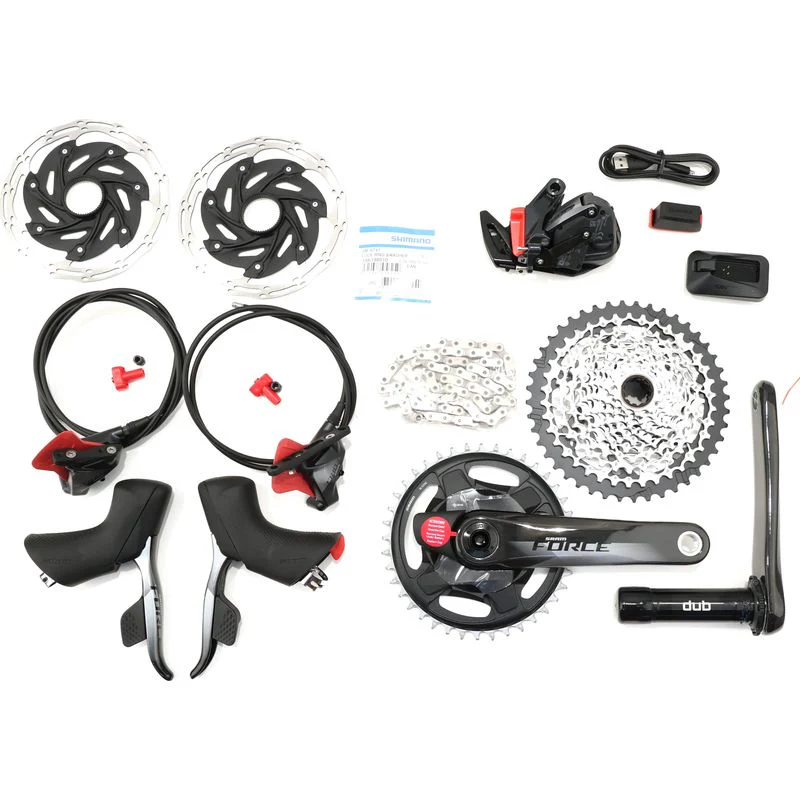 SRAM Force AXS XLPR Power-Meter Groupset, 1x12-Speed, 40T, 10-44T, Disc, D1, XDR