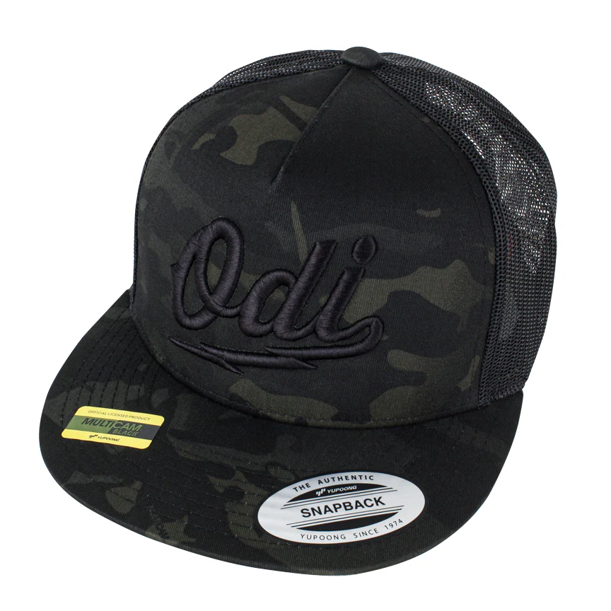 SCORCH-TRUCKER HAT:Multi-Camo/Black