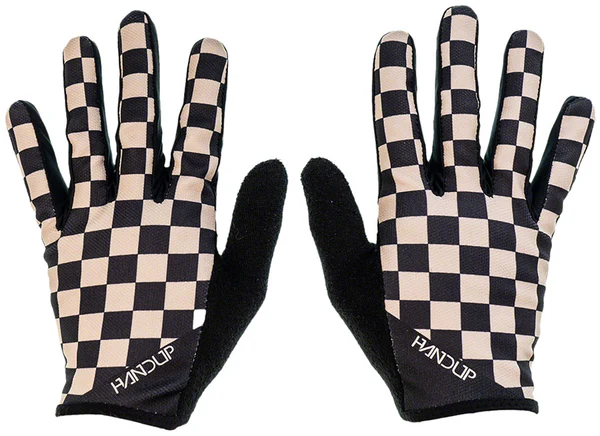Handup Most Days Gloves - Checkered Black/Tan, Large