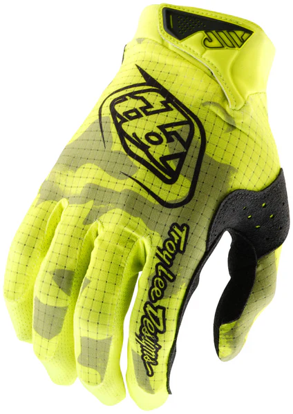 Troy Lee Designs Air Glove Blotted Flo Yellow, 2X-Large