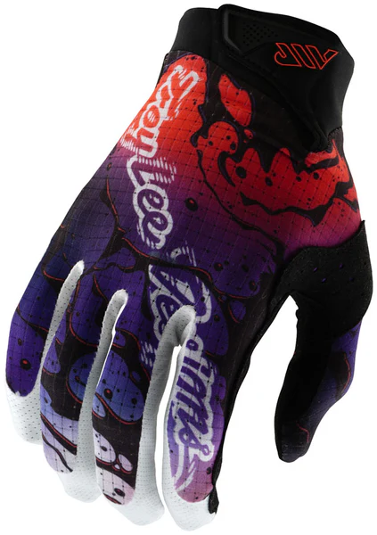 Troy Lee Designs Air Glove Drip Black / Purple, 2X-Large