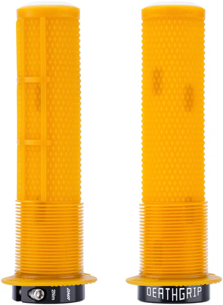 DMR DeathGrip 2 Flanged Grips - Thin, Lock-On, Gum